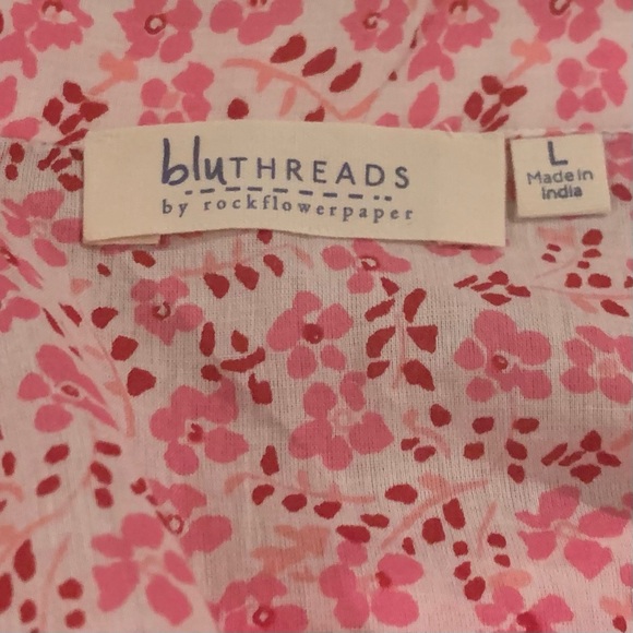 rockflowerpaper tunic lightweight floral L - Picture 7 of 9